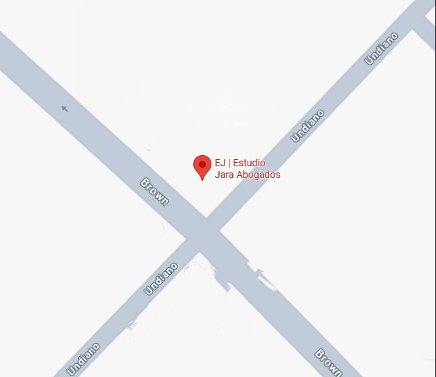 Mapa de la ubicación de Estudio Jara Abogados en Undiano 93, Bahía Blanca